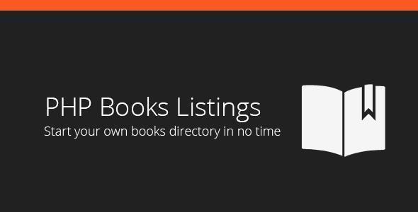 PHP Books Listings Web App Template